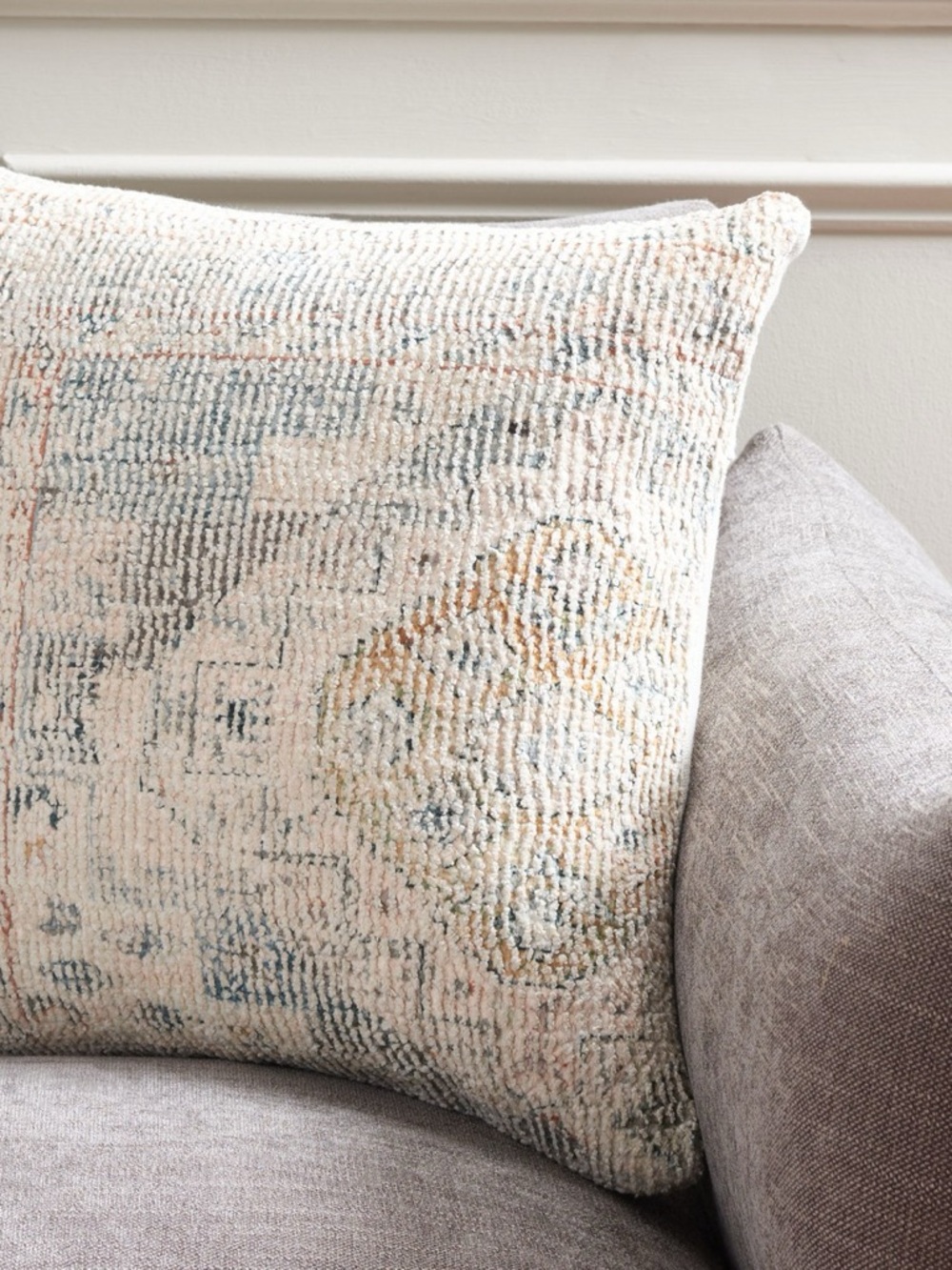 MARA, 18 x 18, SAGE, COTTON/POLYESTER PILLOW